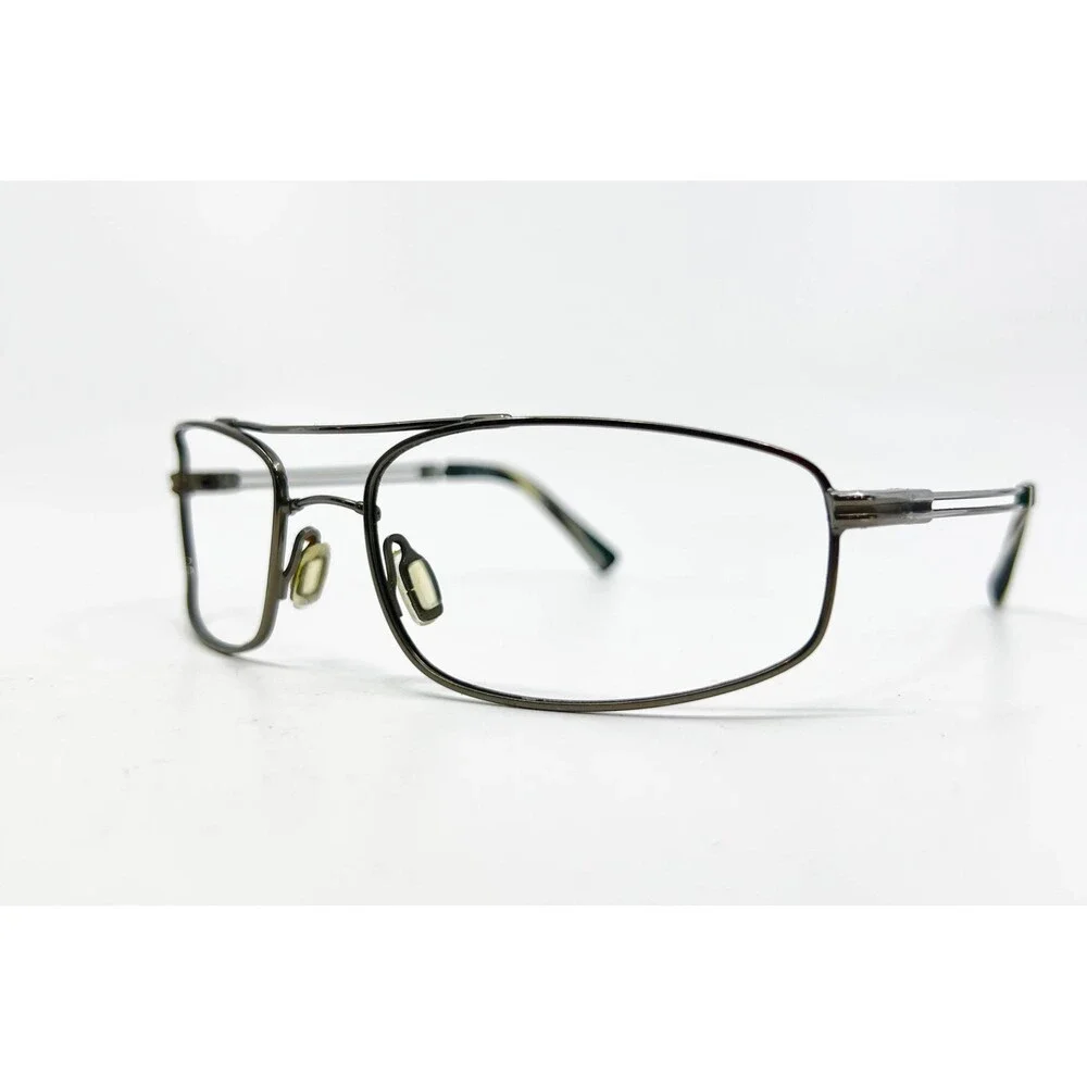 Tommy Bahama Eyeglass Frames Mens Dark Gunmetal TB91SP Rectangular 60-18-125